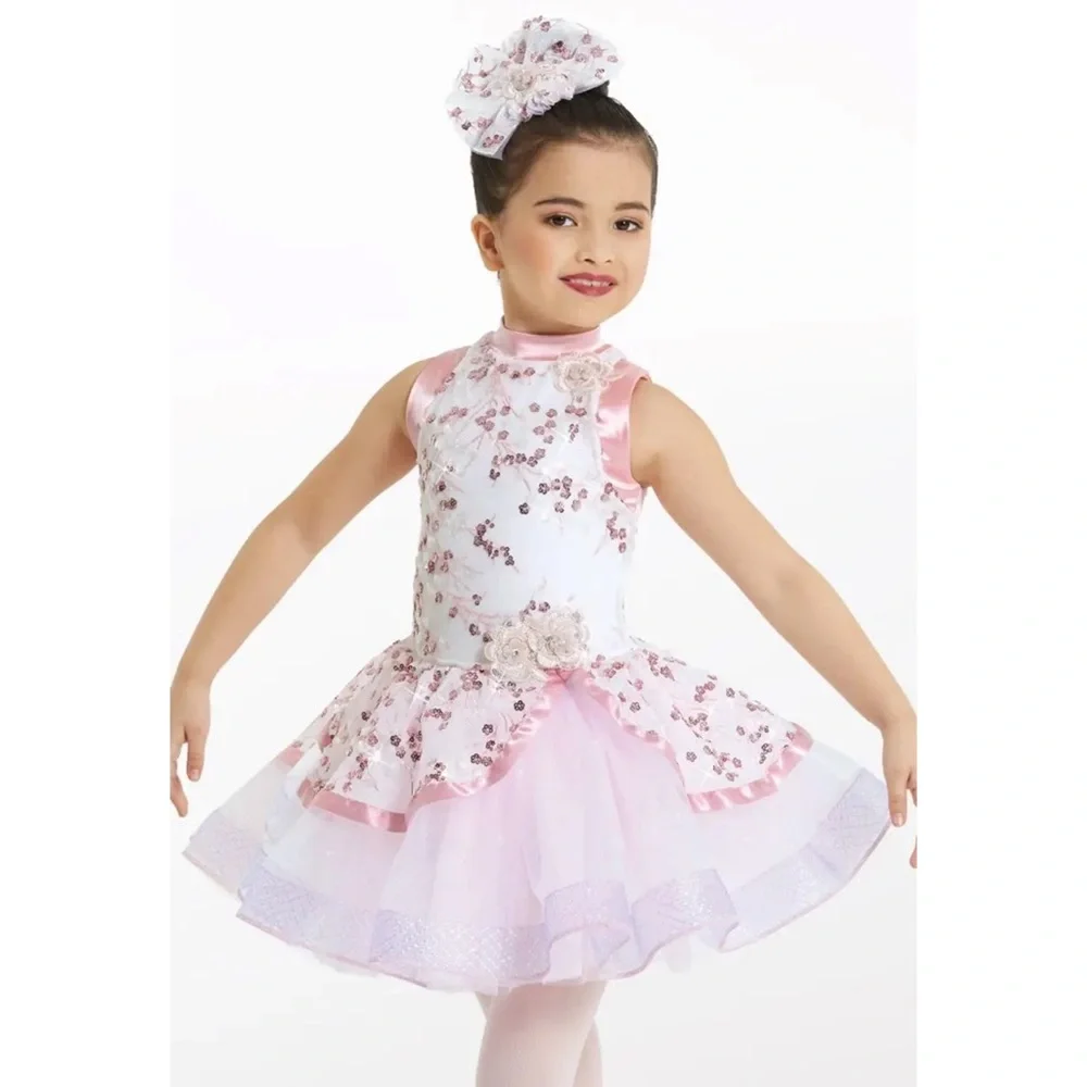 Weissman Showtime| Sweet Child of Mine Cherry Blossom Ballet Tutu Pink White, SC